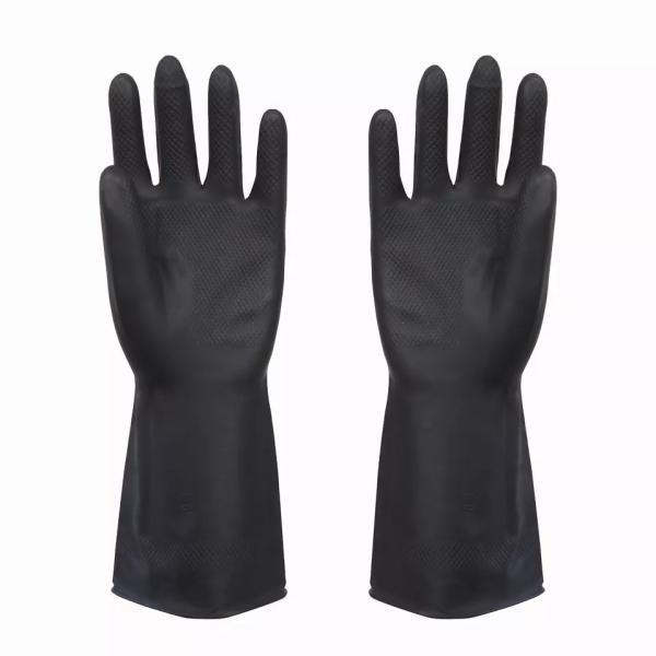Waterproof nylon black and white ash knitting polyurethane industrial safety gloves PU gloves