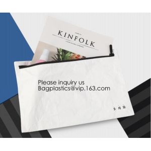 Quality Waterproof Tyvek Paper File Bag Geometric Pattern Tyvek Bag For Document,File Cover/Unique Tyvek File Folder Document Ba for sale