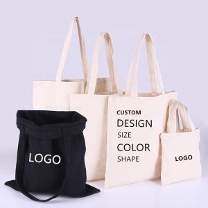 Quality Recyclable CMYK Printing 100% Organic Cotton Tote Bag for sale