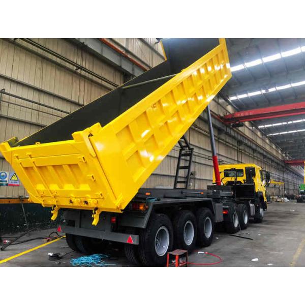 29.32 CBM bulk heavy duty tipper trailer for Ghana Market