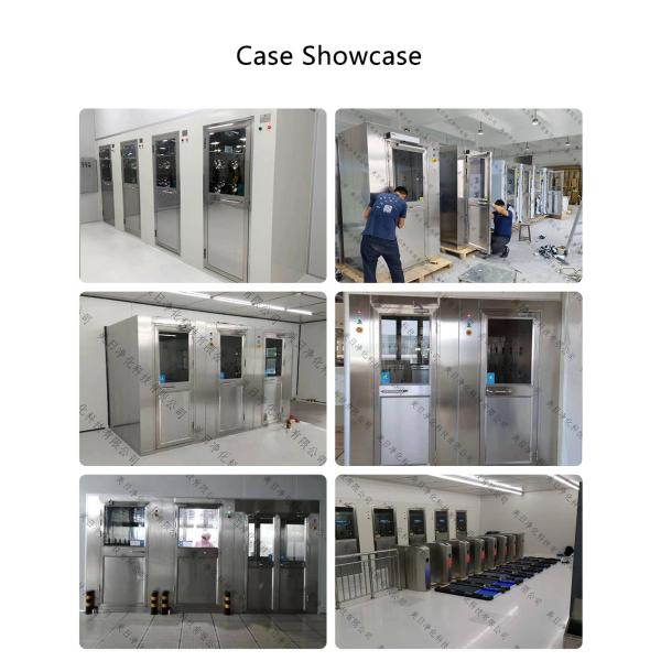 FDA-Compliant Air Shower | 304 Steel & Convex Door | Pharma/Food Cleanroom Certified