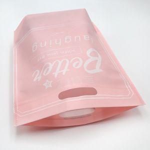 Quality Pink 80gsm Reuse Die Cut Ultrasonic Nonwoven promotion bag for sale
