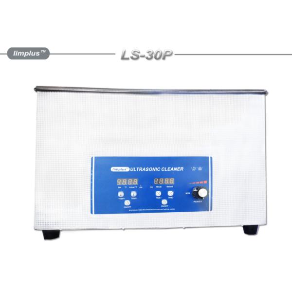 Stainless Steel 30L Ultrasonic Cleaning Machine With Brass Drainage LS - 30P