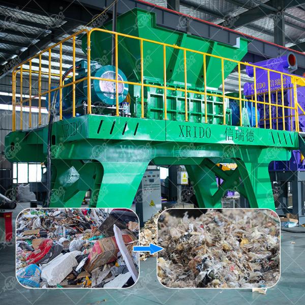 Mattress Shredder Machine Sofa Furniture Crusher Recycling Plant For Furniture Mattress Sofa