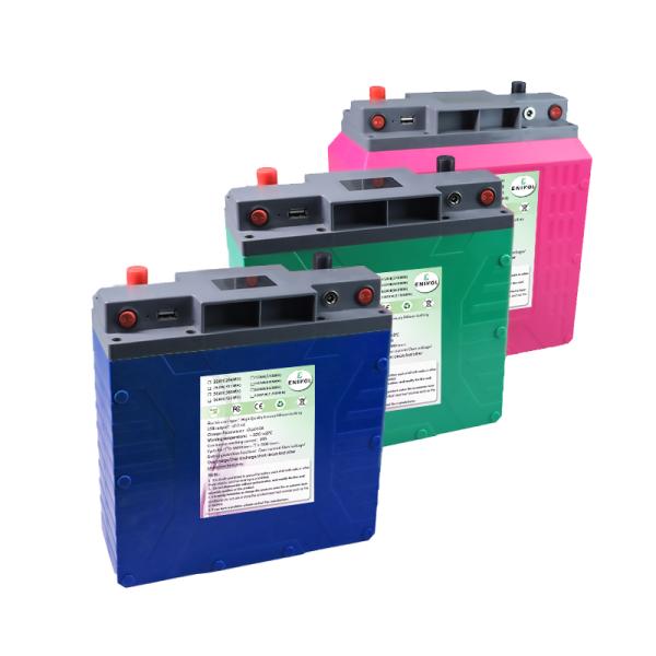 RV Marine Boat Rechargeable Lithium Ion Battery 12V Solar LiFEPO4 Battery 22ah