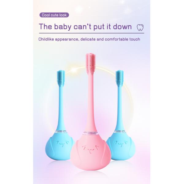 Factory OEM Rechargeable Electric Toothbrush For Children Aged 3-15 With Circular Silicone