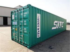Quality Steel Dry Used Metal Shipping Containers 20 Feet 33 Cbm For Road Transport for sale