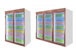 Quality 1350W Commercial Refrigerator 2 / 3 / 4 / 5 Door Remote Beverage Fridge for sale