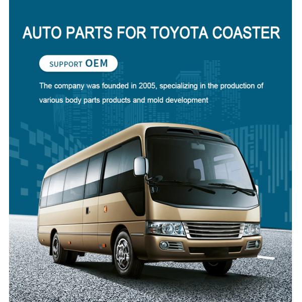 ISO9001 Toyota Coaster Accessories DC06 steel Shuttle Bus Rear Bumper