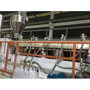 China 100% Degradable PLA Sheet Parallel Twin Screw Extrusion Machine on sale