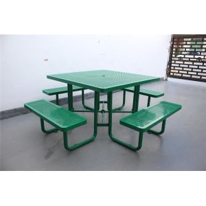 2040mm Length Outdoor Table Benches Weather Resistant Anti Rust
