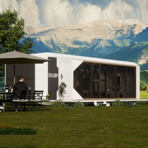 Prefabricated Capsule House Modular Cabin for Camping Beach Backyard