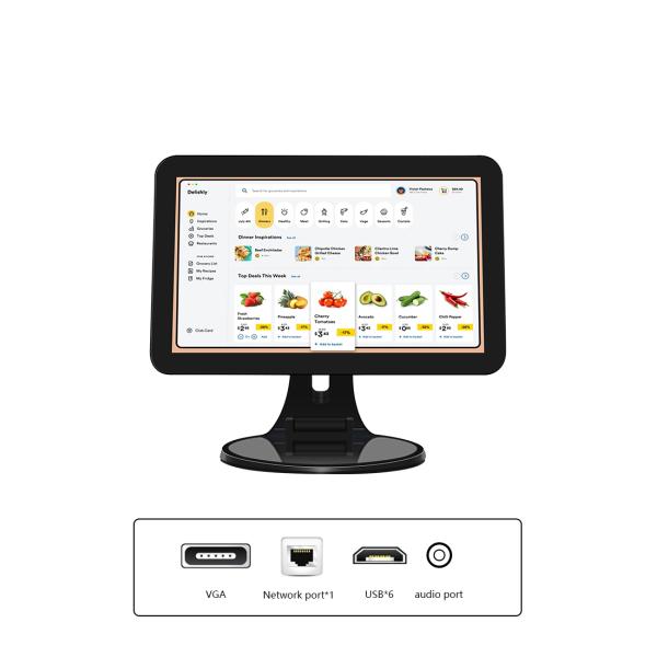 15.6Inch Touch Screen Desktop POS Terminal N2840 2+32GB Retail Cash Register with Scanner