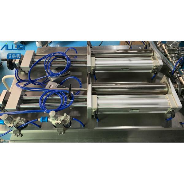 Semi Automatic Double Heads Paste Piston Filler Water Bottle Pneumatic Filling Machine
