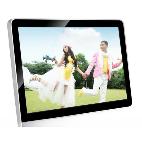 27 inch digital advertising totem LCD poster with split display function