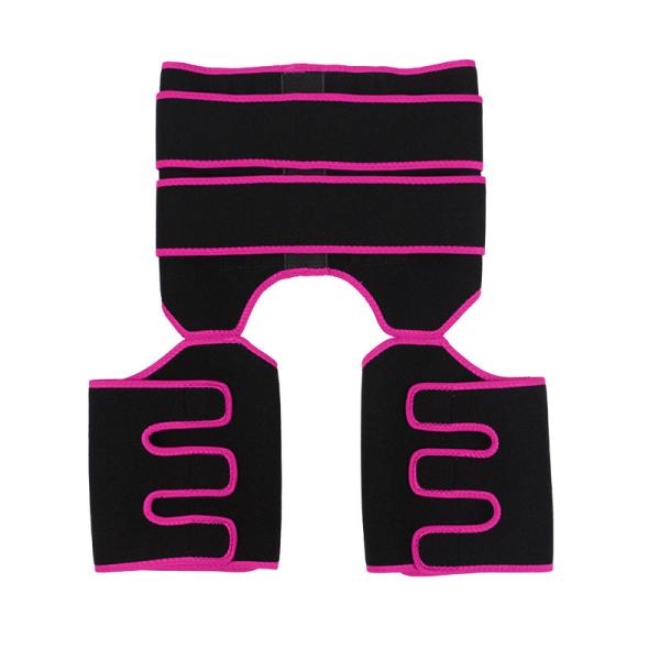 Large High Waist Trainer Thigh Trimmer Butt Lifter Pink Elastic Band Quick Dry