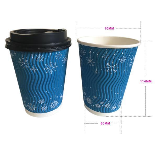 Biodegradable PLA PE Coated single wall paper Cups 1oz-4oz with Lids