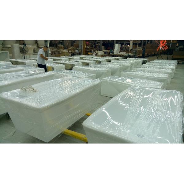 1800mm 5.9' Waterfall Whirlpool Bathtub For Two Indoor Transparent Glass