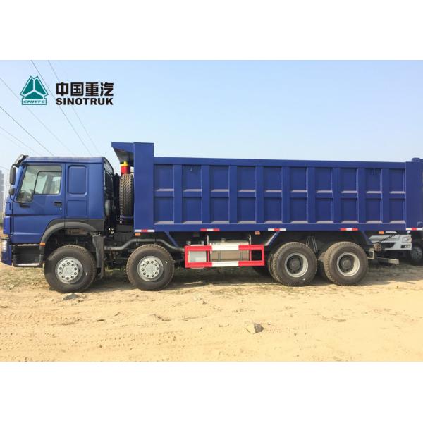 Euro 2 371HP Heavy Load Truck 8x4 12 Tyre Front Lifting HOWO Tipper Truck
