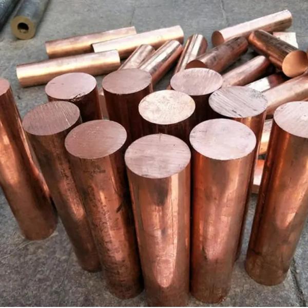 C65500 C68700 Copper Round Bar Polished Surface 150mm DIN2448 99.995% Pure