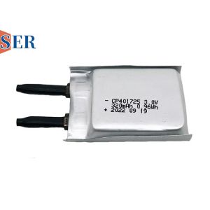 Quality Disposable Limno 2 Prismatic Ultra Thin Battery Pouch Cells CP401725 For Tracker for sale