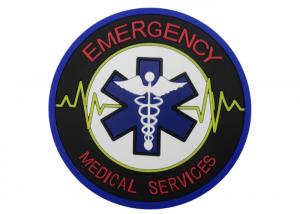 Quality Emergency Medical Services PVC Coaster, Custom Drink Coasters For Business Promotion for sale
