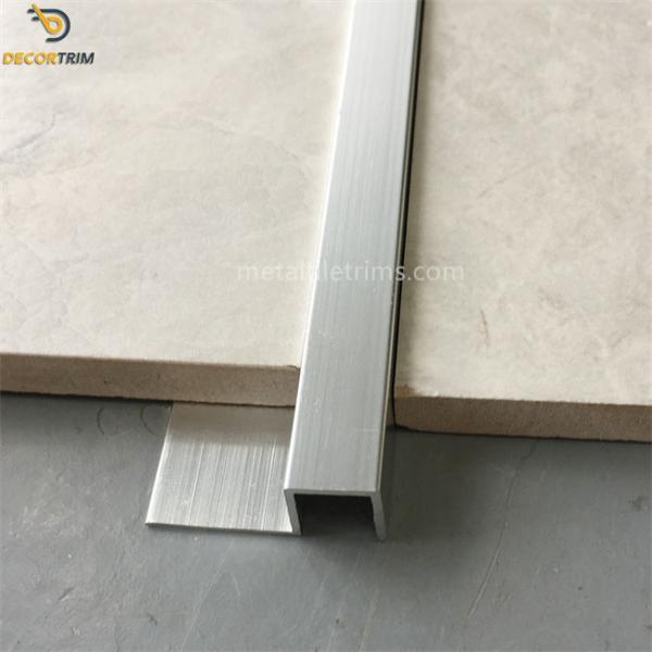 Tile Trim In Bathroom Peel And Stick Tile Mirror Frame 8mm Chrome Trim