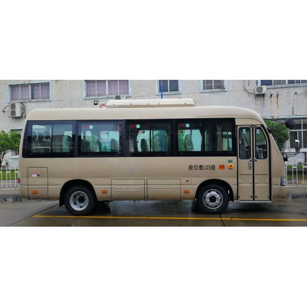Brown 23 Seater Electric Bus EV Roadways Electric Passenger Bus