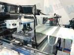 Plastic Laminated Non Woven Box Bag Making Machine With Online Handle Attach