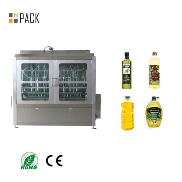 Npack Automatic Linear Type Sunflower Oil Production Line Filling Capping Labeling Line