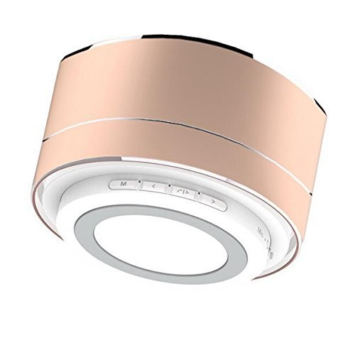 2018 New products A10 mini bluetooth ibastek 3W speaker with colorful LED FM radio