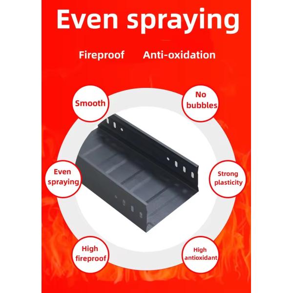 Steel Perforated Steel Cable Tray With 15mm Side Rail Height Ventilated Trough 0.8-3.0mm