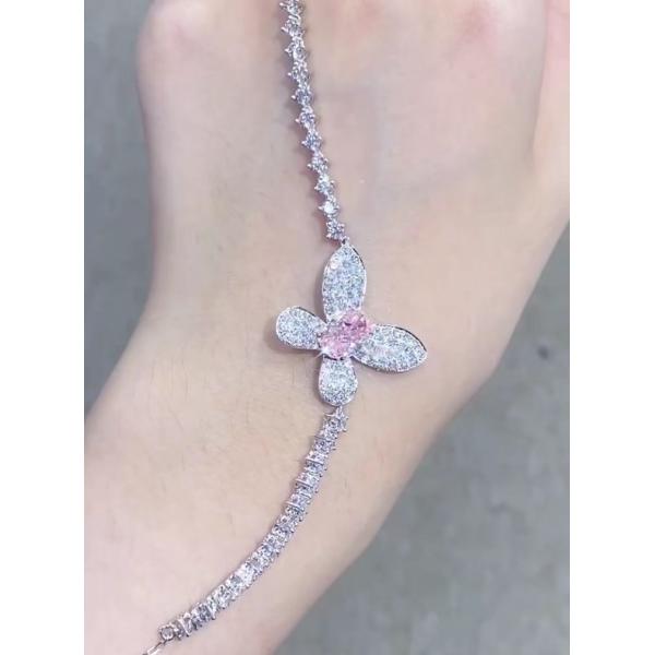 Loose Synthetic Diamond Bracelet Butterfly Product Jewelry Production Earing Necklace