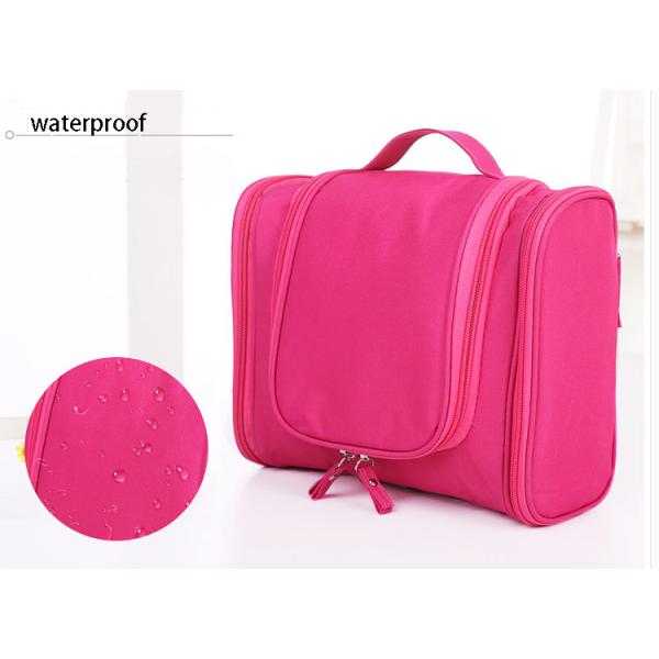 Hook toiletry bag portable travel storage bag large ear hanging double open cosmetic box
