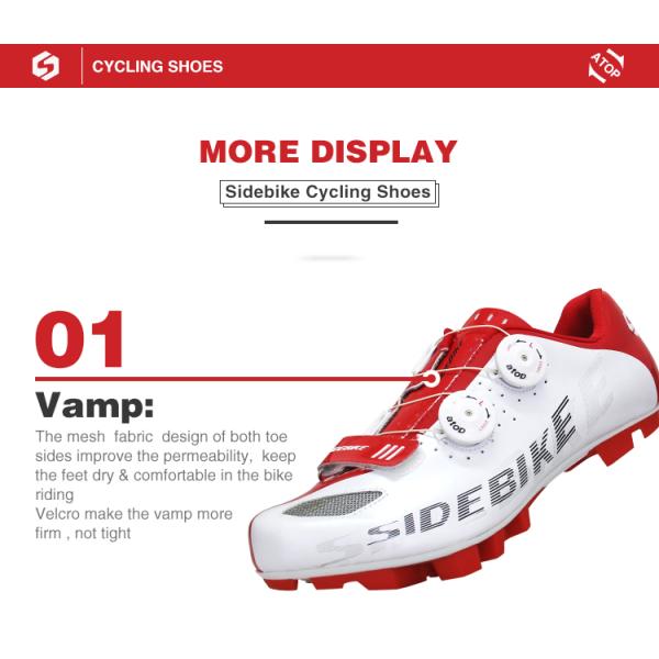 Atop Doa Self Lock System MTB Cycling Shoes With Nylon + Tpu Outsole