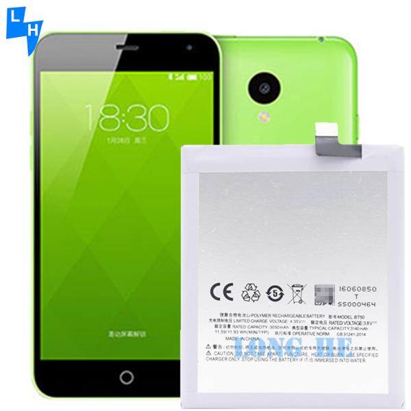 Meizu Meilan M1 BT50 Battery 3140mAh Rechargeable Lithium Polymer Replacement Battery