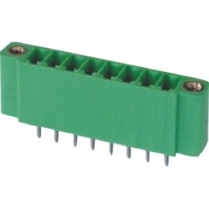 Quality Male Pluggable Straight DIP PA66 Terminal Blocks Connector 3.5mm 8P Wtih Ear for sale