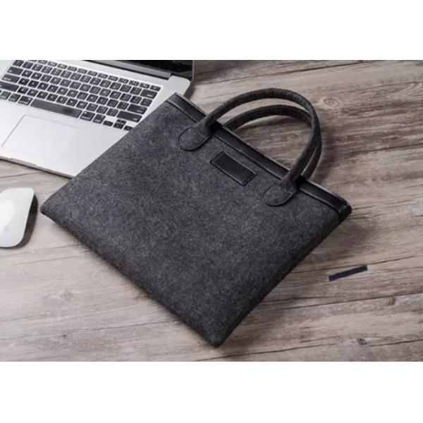 Durable Business Laptop Briefcase Washable Conference Felt For Men Women