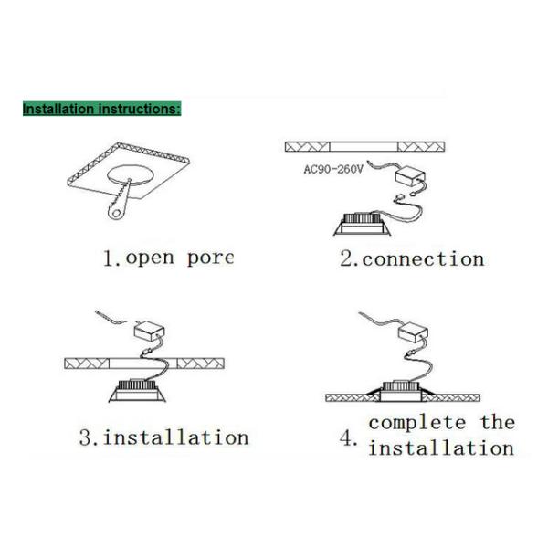 25W COB LED Downlights Dimmable IP44 , Surface Mounted Down Light