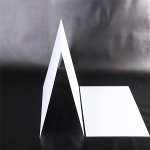 Laminated White PC Core Sheet Laserable Custom Thickness For ID Cards Production