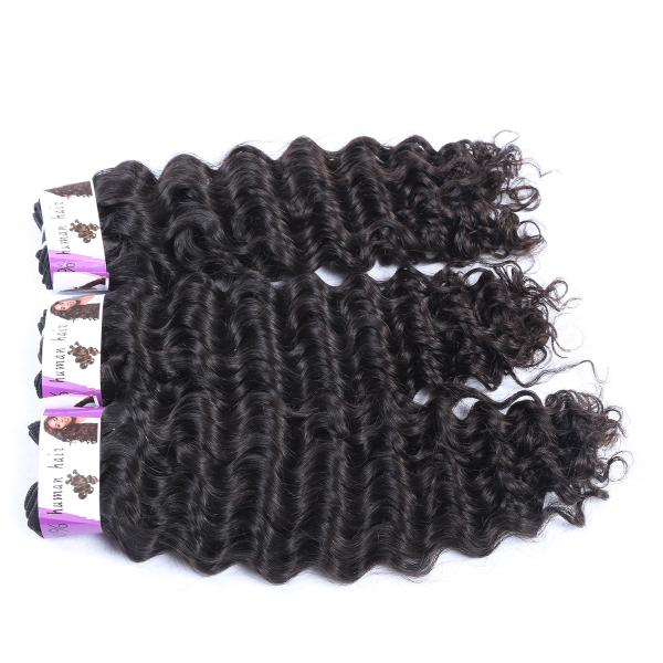 Black Rose wholesale grade 7A Deep Wave peruvian virgin human hair