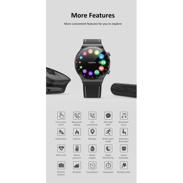 290mAH 1.3 Inch Bluetooth Sport Smartwatch IPS Screen