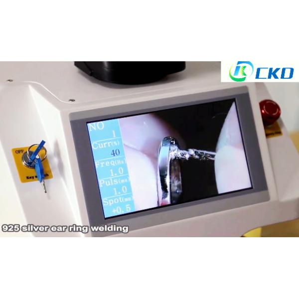 Efficient Jewelry Laser Welding Machine Welding Depth 0.1-3mm 1064nm Laser Wavelength