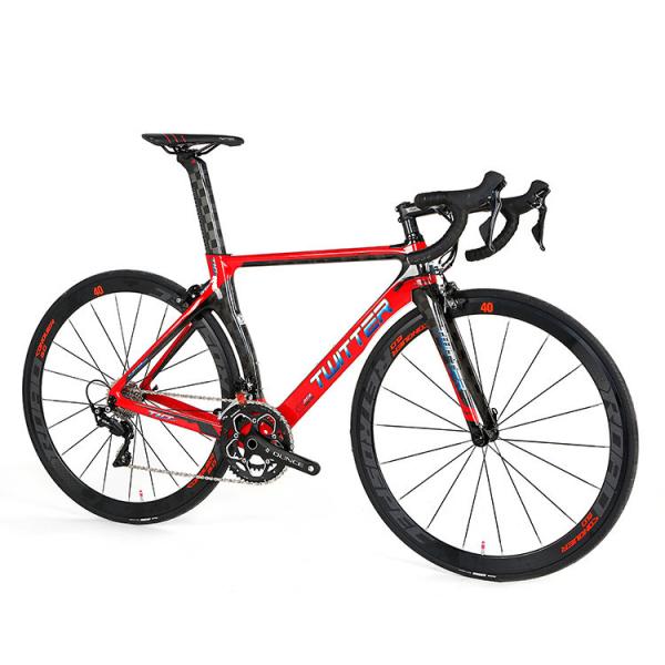 8.3KG 22 Speed Carbon Fiber Road Bike , Twitter T10 Pro Road Bike