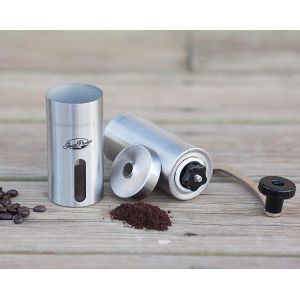 Silver 190mm 100ml 304 Stainless Steel Manual Coffee Grinder