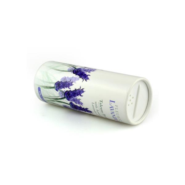 Elegant Cylinder Paper Composite Cans With Sifter for Talcum Powder
