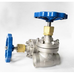 Quality DN40 CryogenicStainless Steel Globe Valve Short Stem Cryogenic System for sale