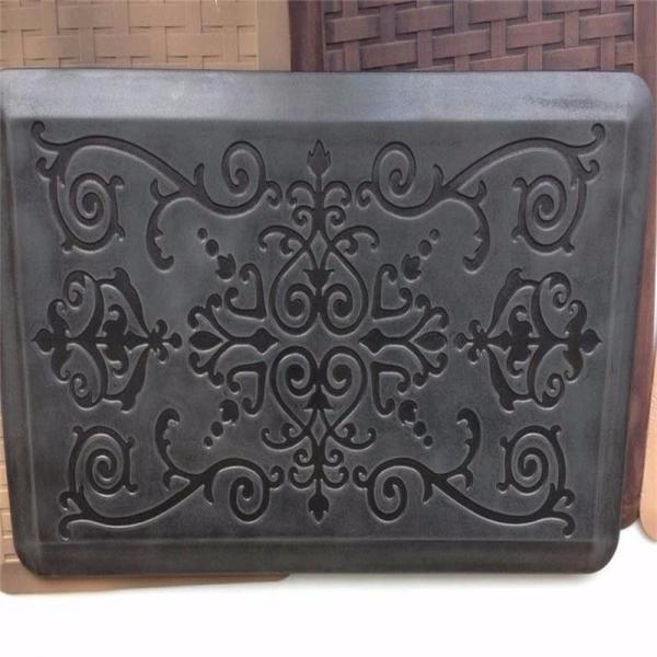 Emboss printed type door entrance resist fatigue PU mats