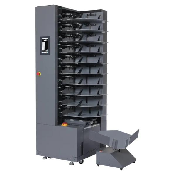 Air Suction 10 Bins Automatic Paper Sheet Book Booklet Collating Machine Equipment