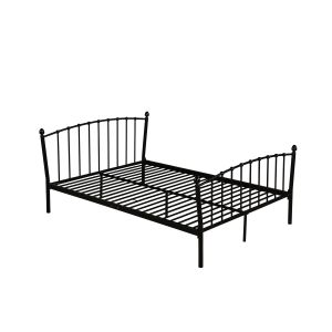 Quality Sturdy ODM Metal Frame Double Bed Modern Design Rectangular Shape for sale